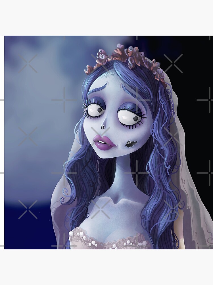 Emily The Corpse Bride Throw Pillow - Image 2