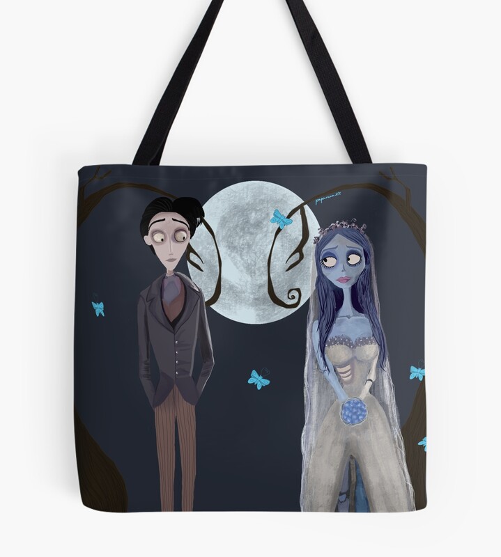 Corpse Bride Paparunaki Tote Bag