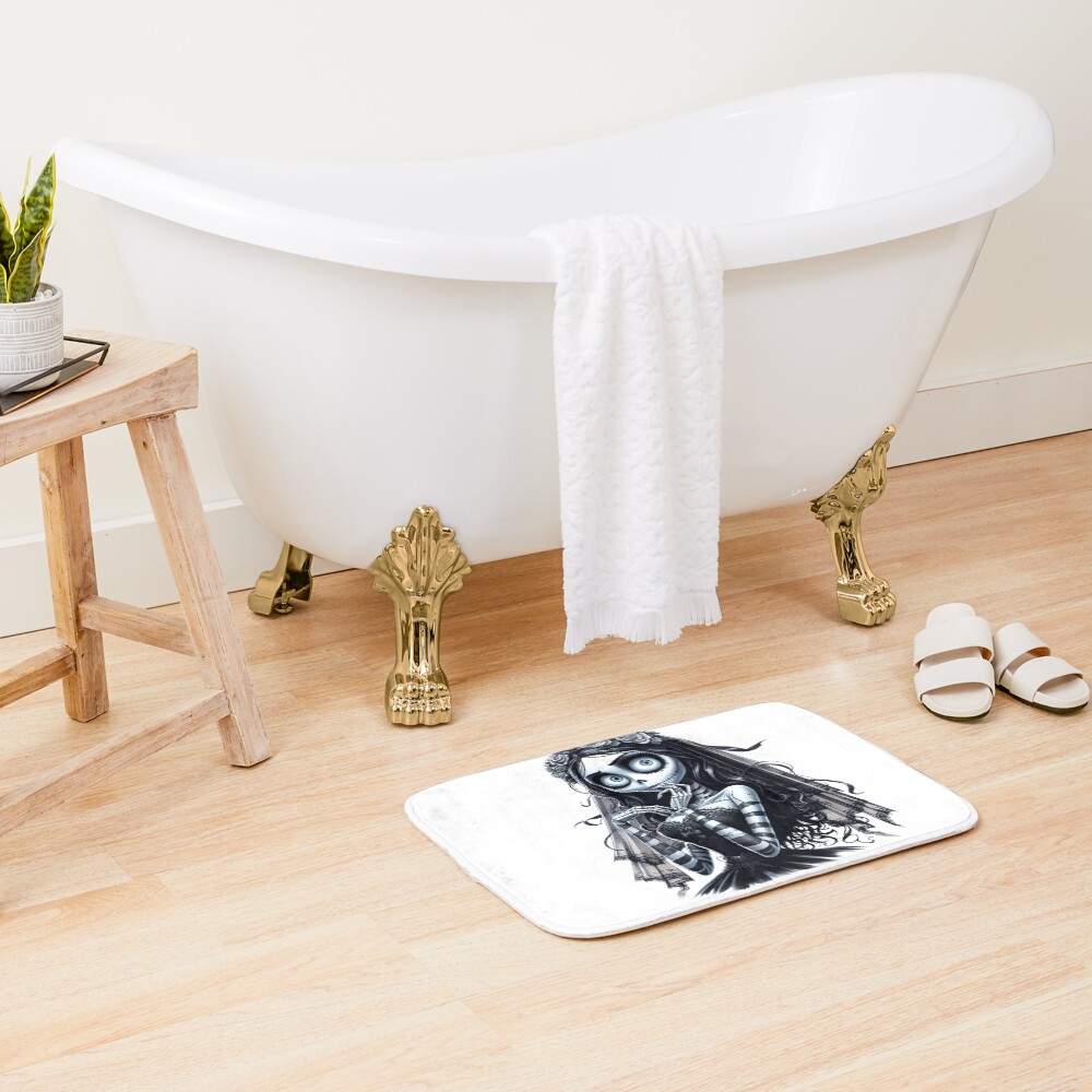 Corpse Bride Emily Slay Bath Mat - Image 2