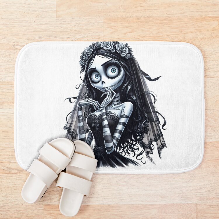 Corpse Bride Emily Slay Bath Mat - Image 3